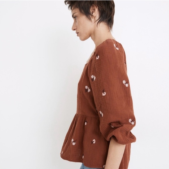 Madewell women Top with floral prints - Picture 2 of 12